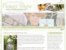 Tablet Screenshot of portisheadflowershow.com